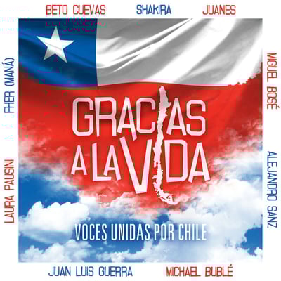 Gracias a la Vída (feat. Beto Cuevas, Juanes, Alejandro Sanz, Juan Luis Guerra, Laura Pausini, Fher de Maná, Shakira, Michael Bublé & Miguel Bosé) – Single