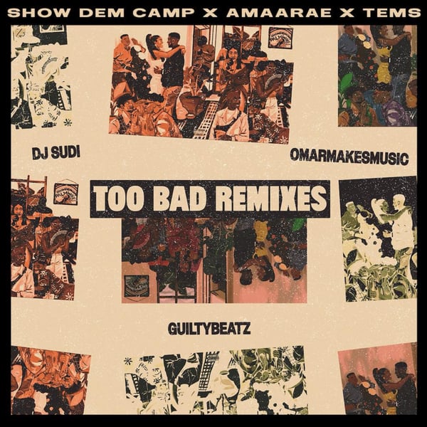 Too Bad (feat. Amaarae & Tems) [Remix] - Single